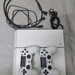 ps4 화이트 듀얼쇼크2개