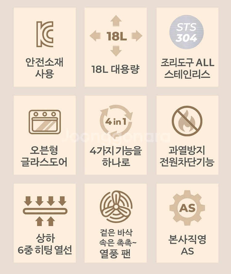 비더셰프 18L 에어 프라이어--1