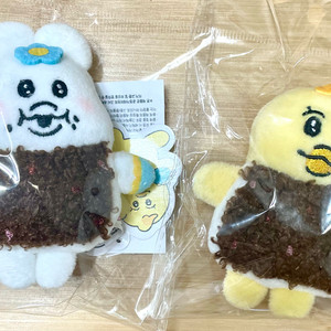 한국 한정 음뽀챠무 키미마로 시루떡 키링