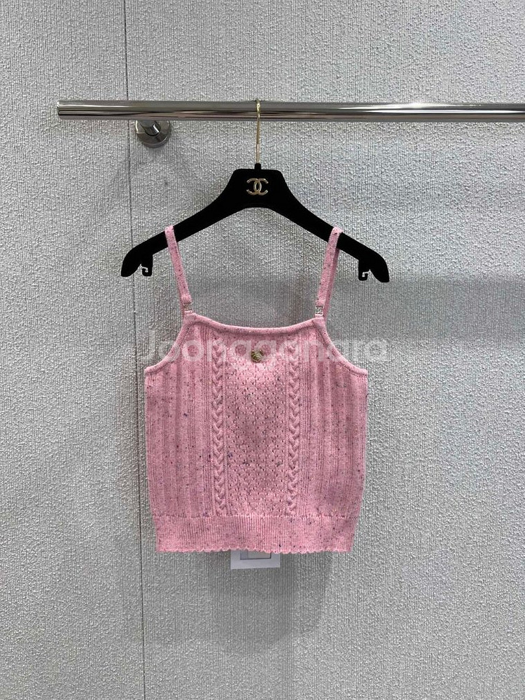 Chanel 여성용 민소매 나시 니트--0