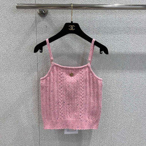 Chanel 여성용 민소매 나시 니트