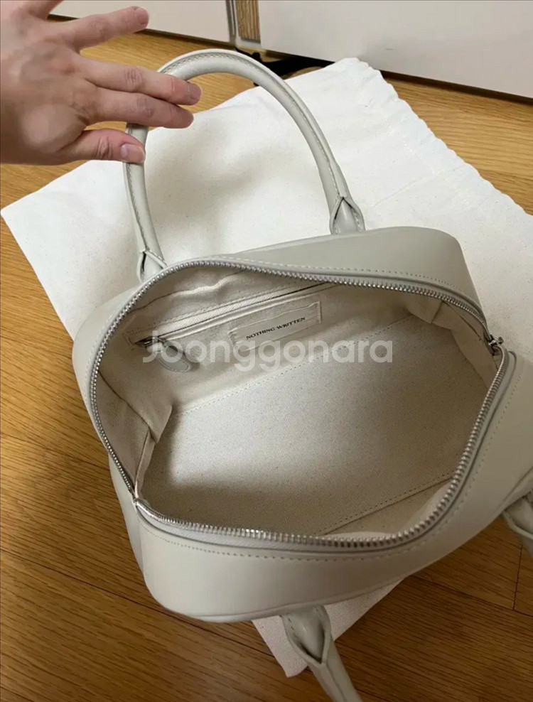 낫띵리튼 미니 골프백 오이스터 화이트 토트백 핸드백--5