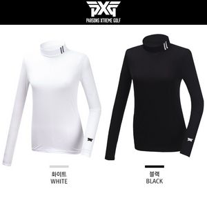 PXG 여성 골프웨어 넥두줄 포인트 스판 이너긴팔티