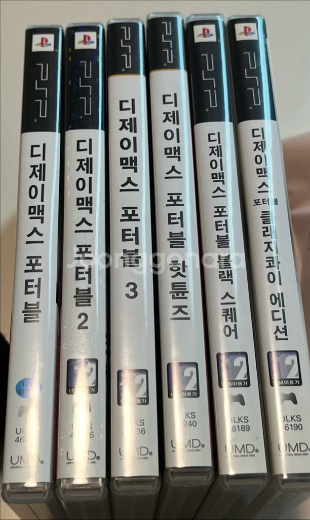 PSP 디제이맥스 시리즈 6개 (정발제품)(택배가능)--0