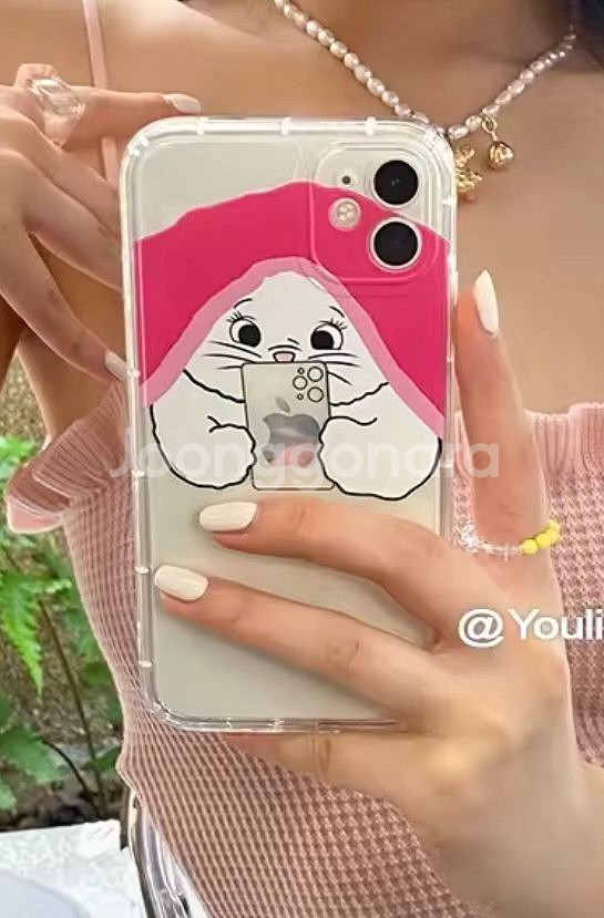 아이폰14 고양이 젤리 케이스--0