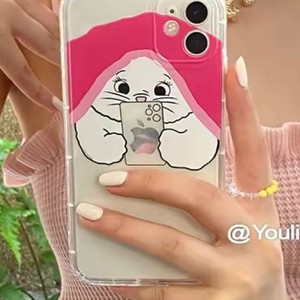 아이폰14 고양이 젤리 케이스