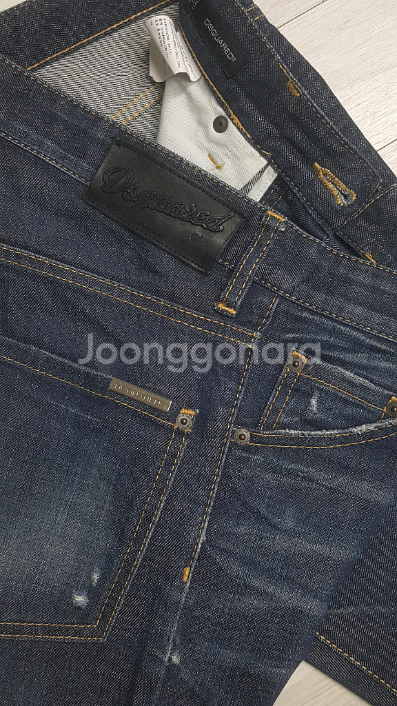 디스퀘어드2 정품(스판) 중청뉴라멘도진 32인치 S급!--2