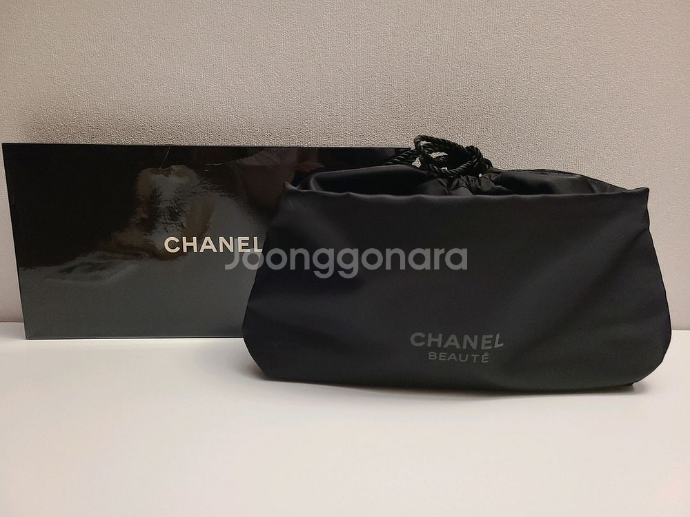 정품) 샤넬 블랙 복조리 파우치 (코스메틱)--0