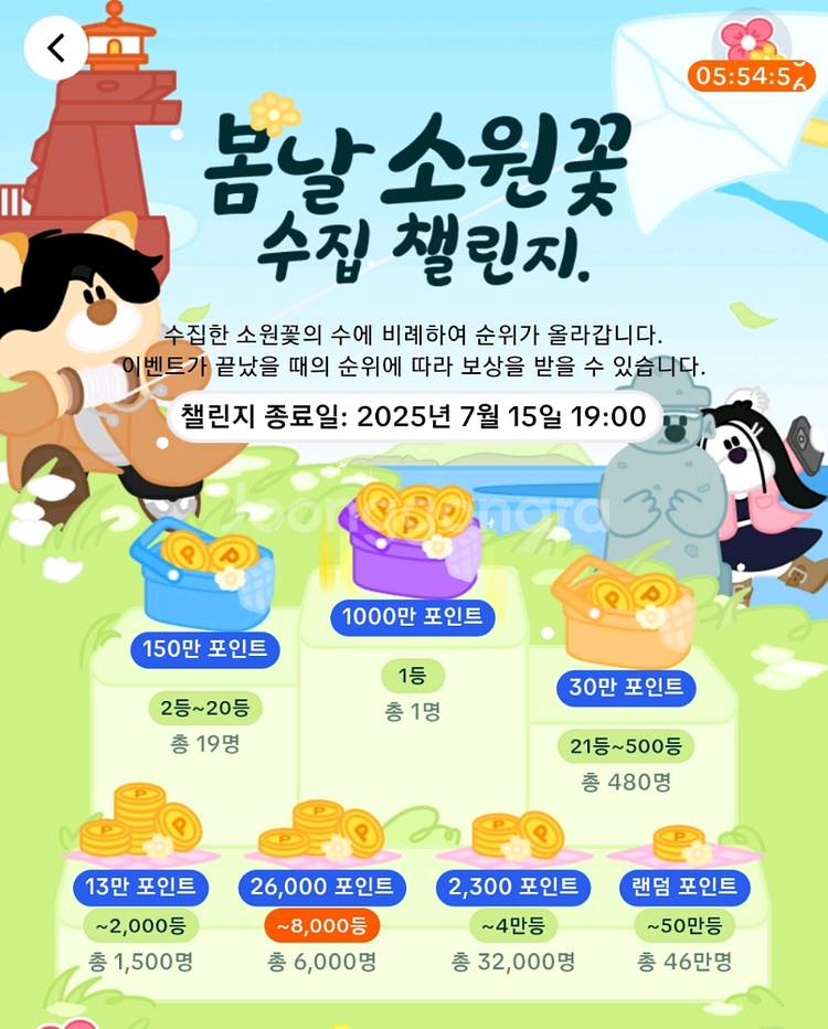 틱톡 소원꽃 미접 8개 판매 합니다.--0