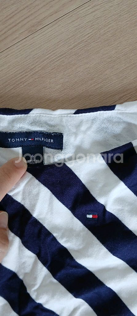 타미힐피거 여아6세 민소매원피스--1