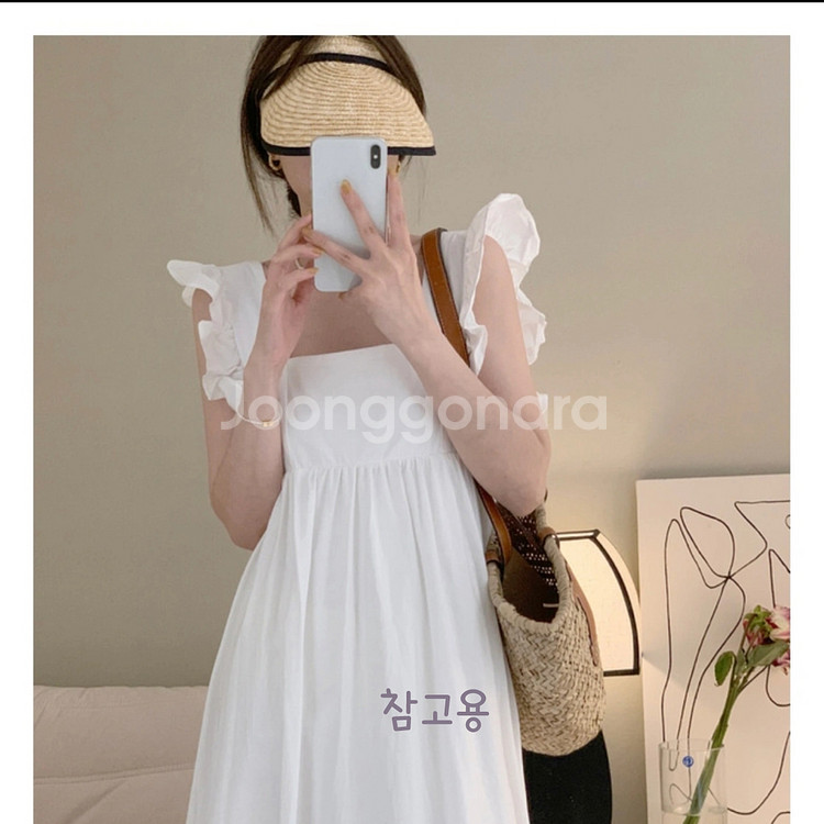 자라 프릴코튼아일렛레이스자수면원피스 13-14여성XS--4