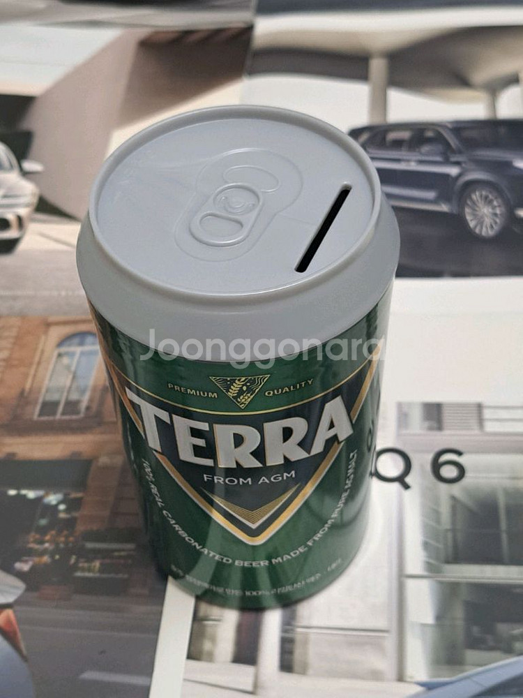 새상품! 테라 맥주 캔 저금통--0
