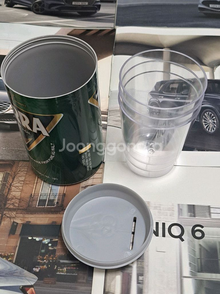 새상품! 테라 맥주 캔 저금통--2