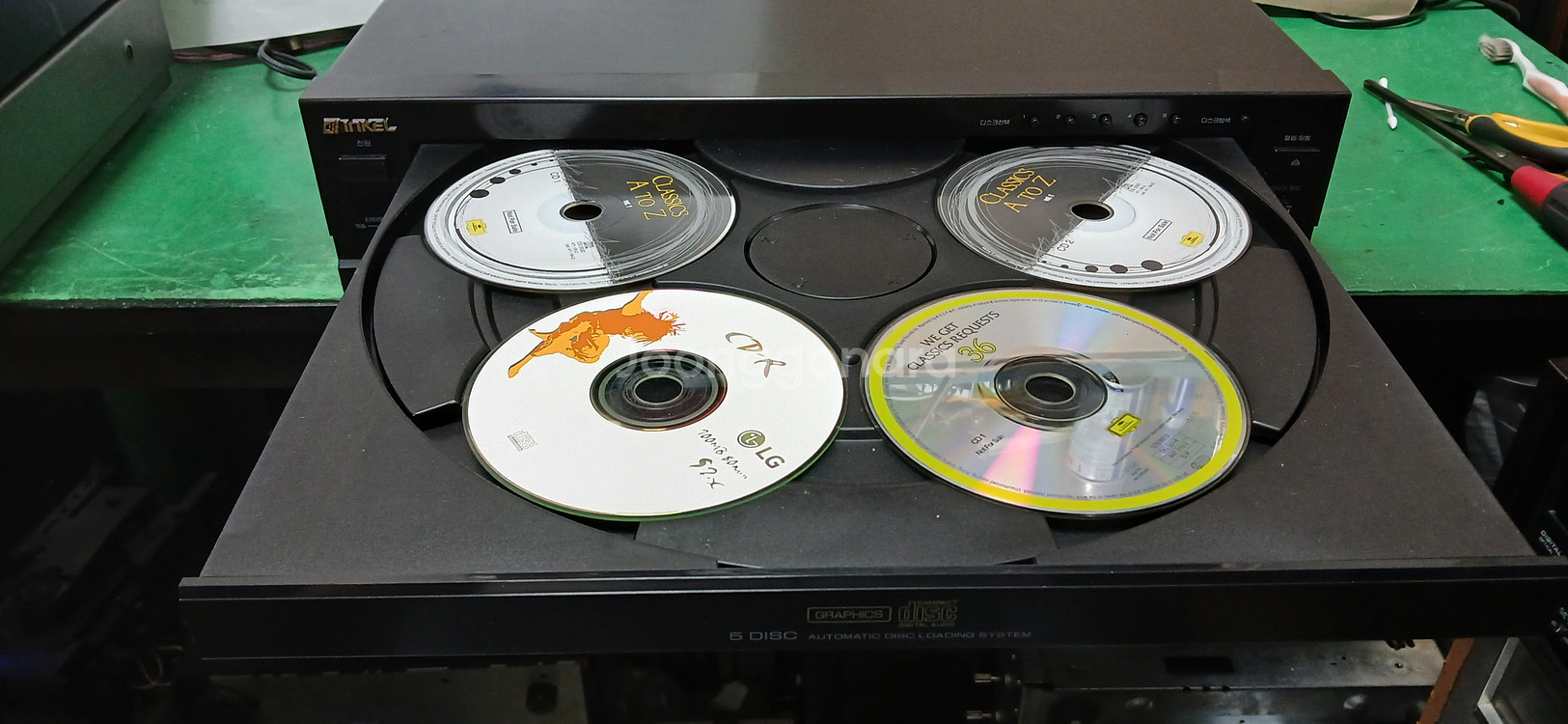 인켈 CDP 5CD 체인저 CDCE -3010R--1