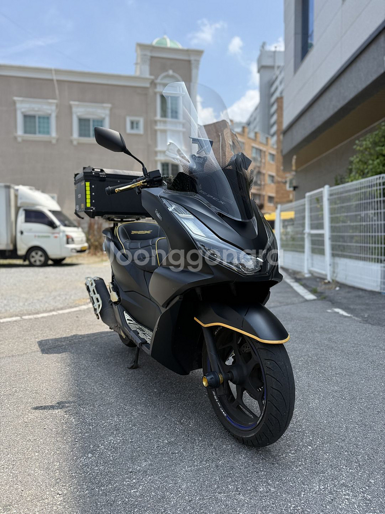 혼다 PCX125 ABS 21년 블랙 배달대행 옵션많음--0