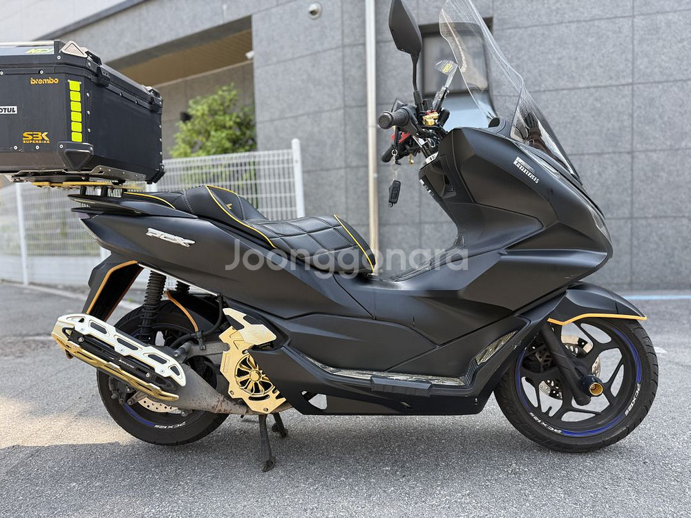 혼다 PCX125 ABS 21년 블랙 배달대행 옵션많음--1