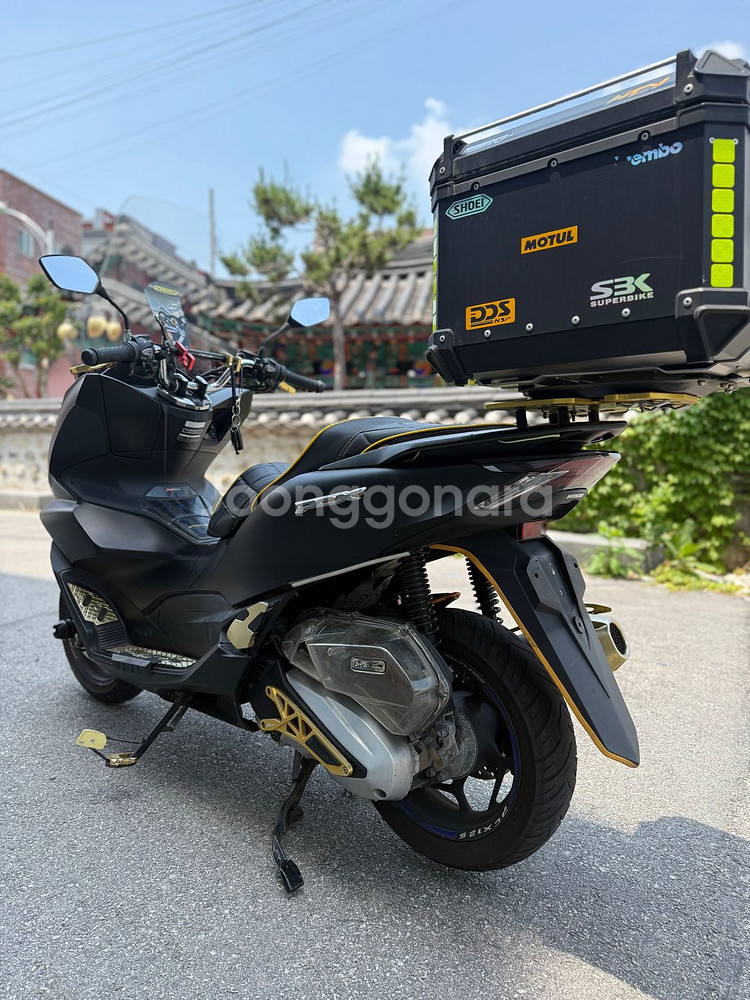 혼다 PCX125 ABS 21년 블랙 배달대행 옵션많음--4