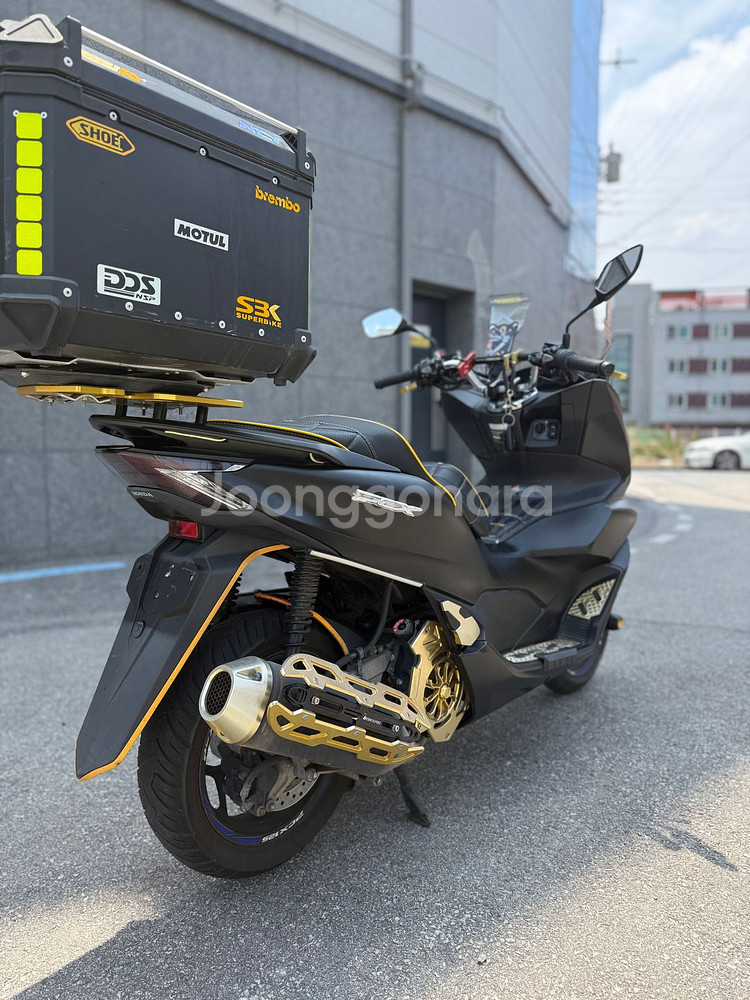 혼다 PCX125 ABS 21년 블랙 배달대행 옵션많음--3