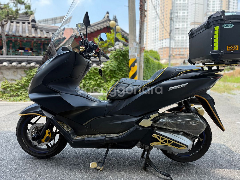 혼다 PCX125 ABS 21년 블랙 배달대행 옵션많음--5