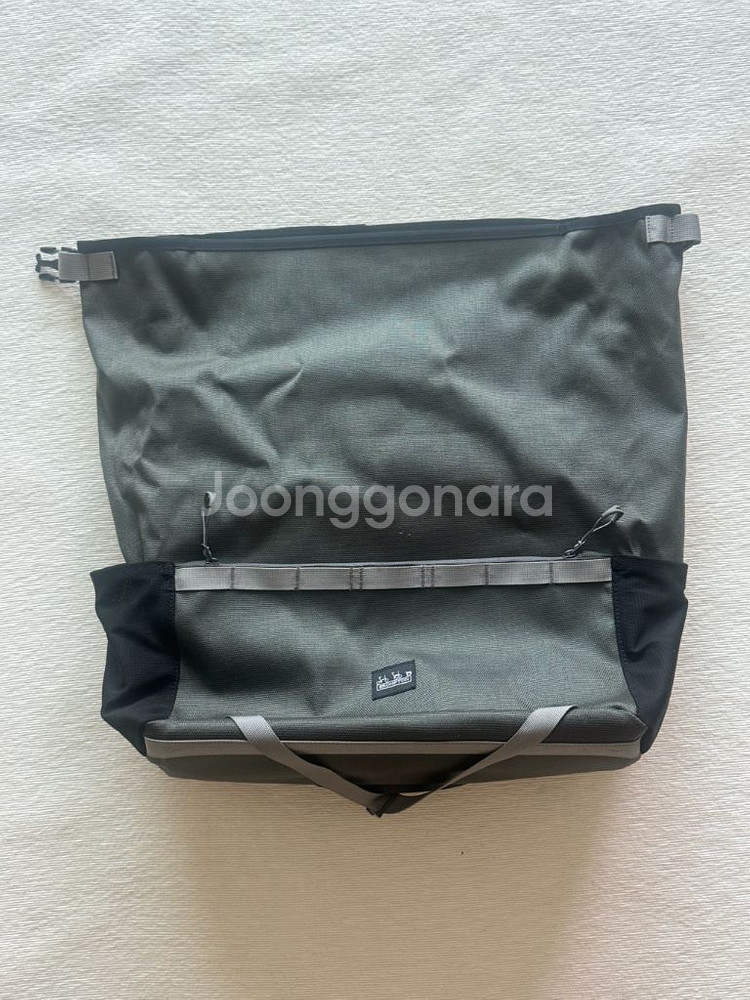 브롬톤가방 버로우 롤탑백 라지 다크그레이--1