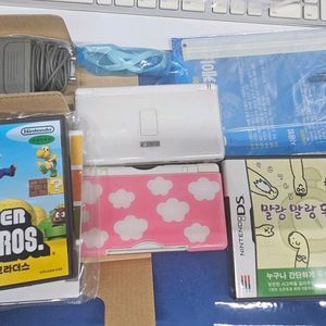 (순정품)닌텐도DS라이트 2개+게임팩 2개