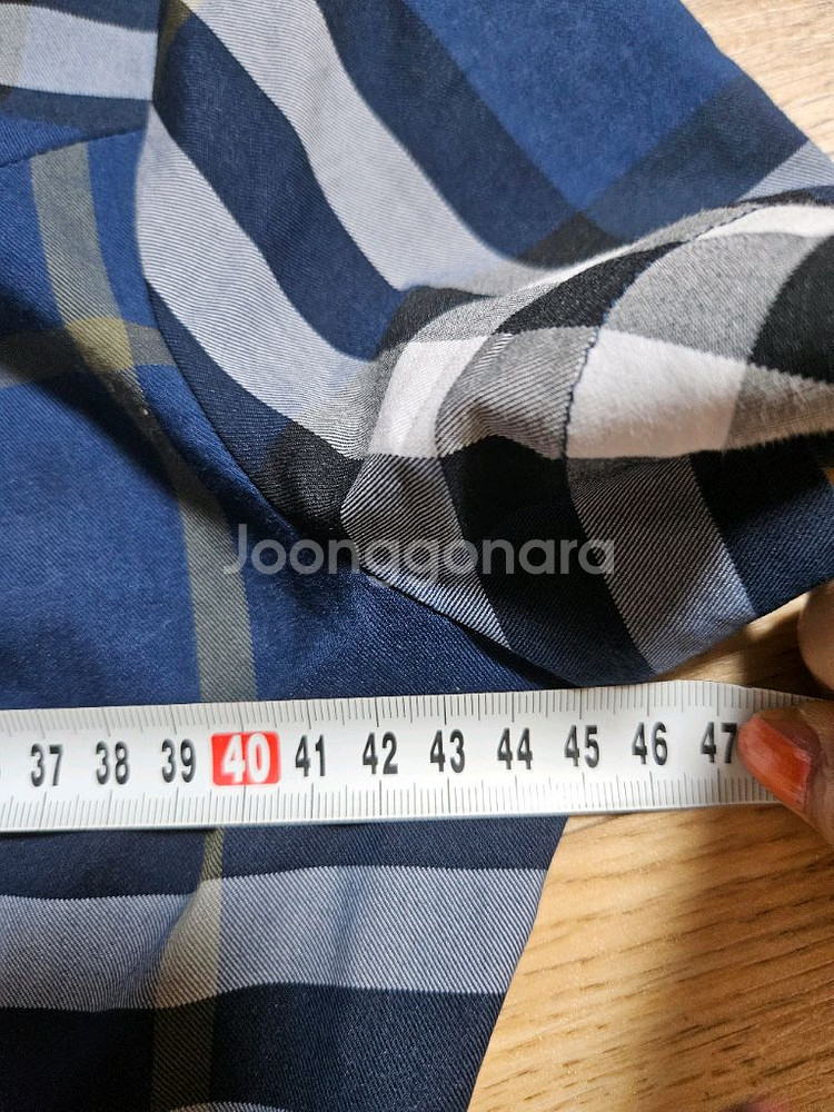 체크무늬 원피스 66--2
