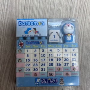 도라에몽 블록 만년 달력 캘린더