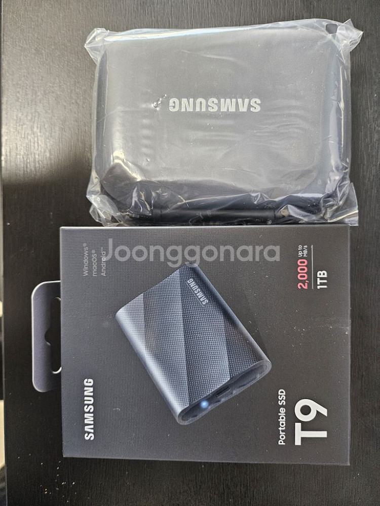 (미개봉) 삼성 외장 ssd T9 1TB 국내 정발--0