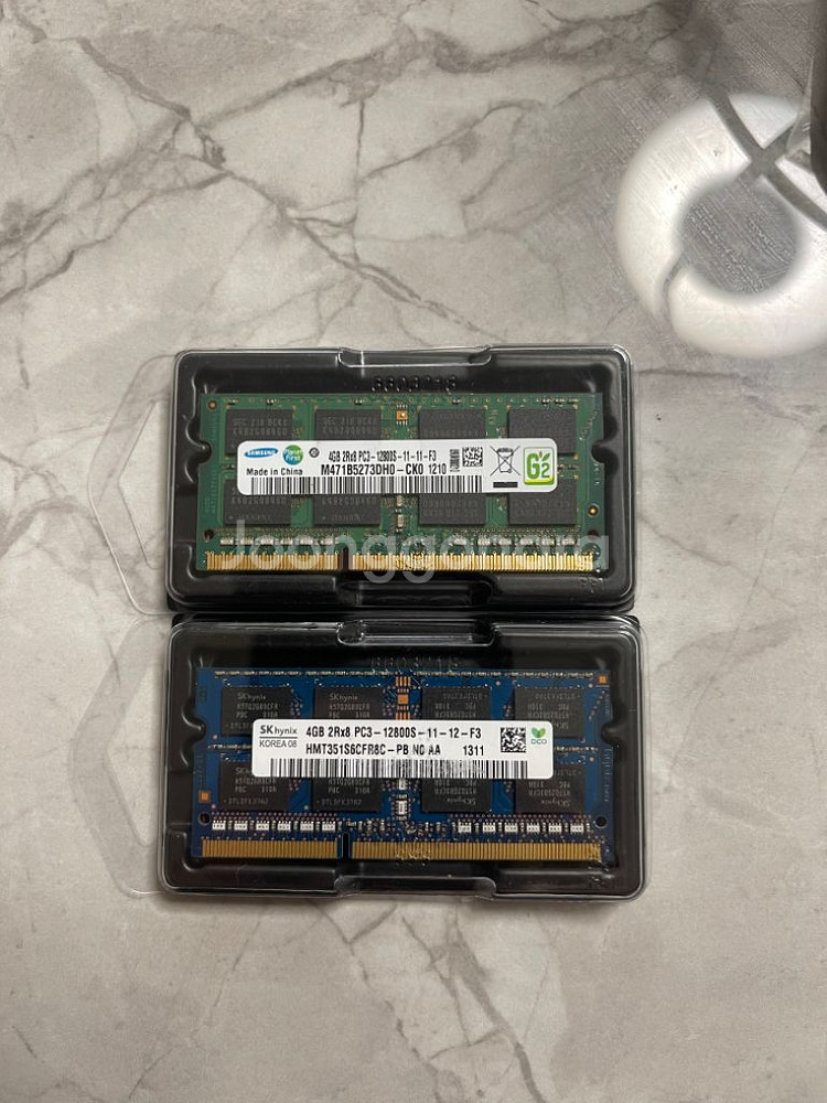 노트북 DDR3 4GB RAM 2개 세트--0