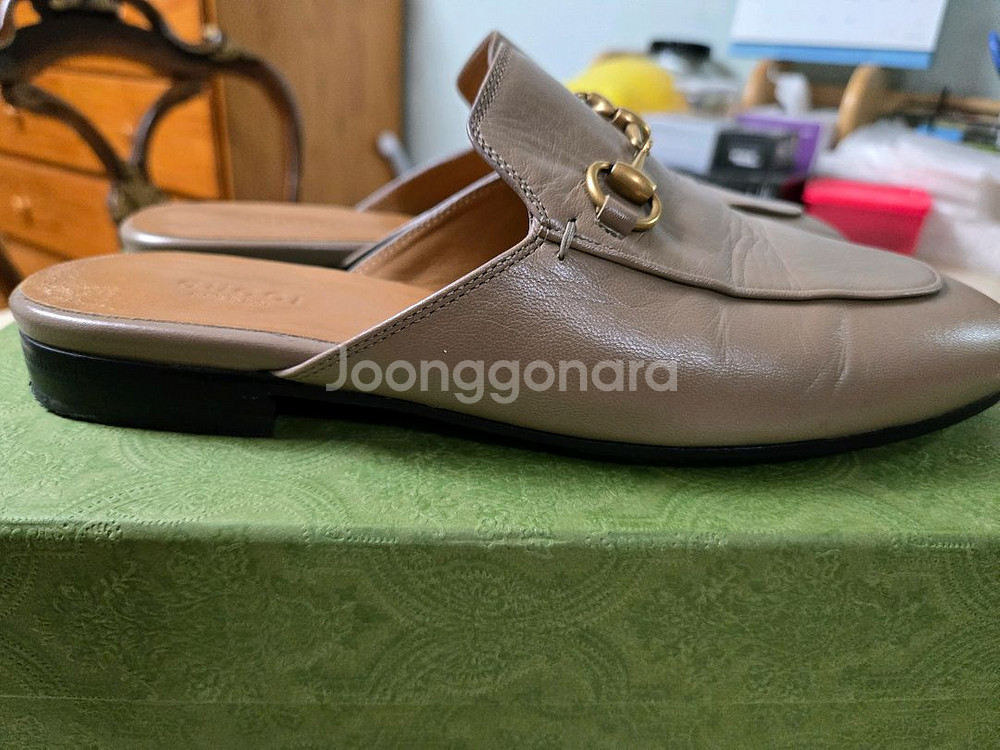 GUCCI 구찌 프린스타운 뮬(37.5)245mm--1