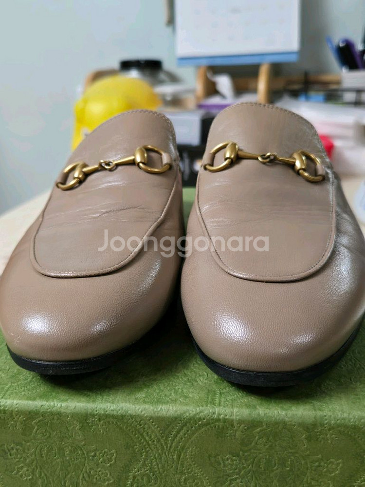 GUCCI 구찌 프린스타운 뮬(37.5)245mm--0