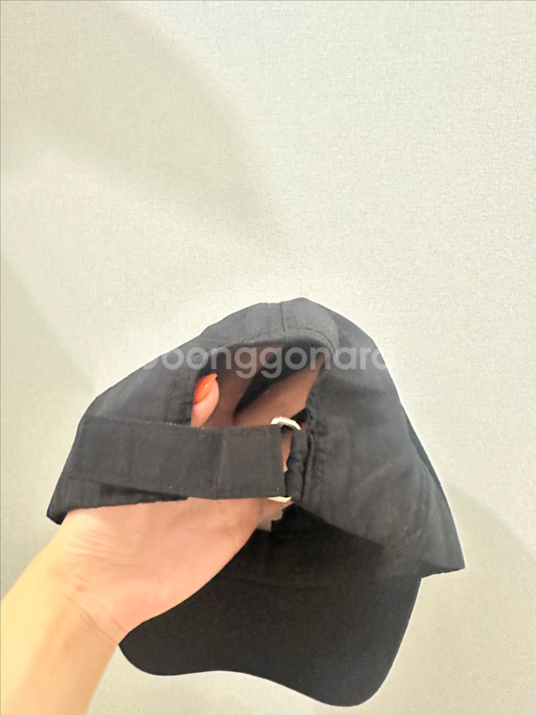 블랙 곰돌이 볼캡--1