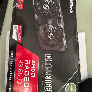 라데온 RX6600 8GB 챌린저 거의새것 보증O