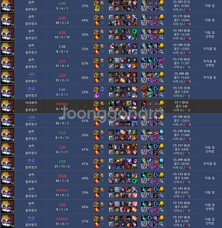 C1개인 LOL 롤 대리 듀오 맡김 현존최저 진행합니다--3