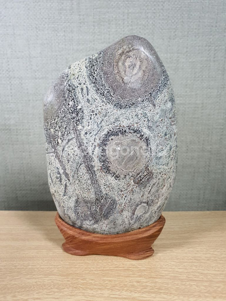 수석 돌 청송 꽃돌 장미--0