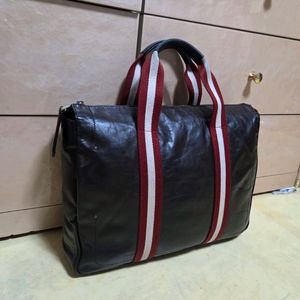 발리 정품 삼선 브리프케이스 레더