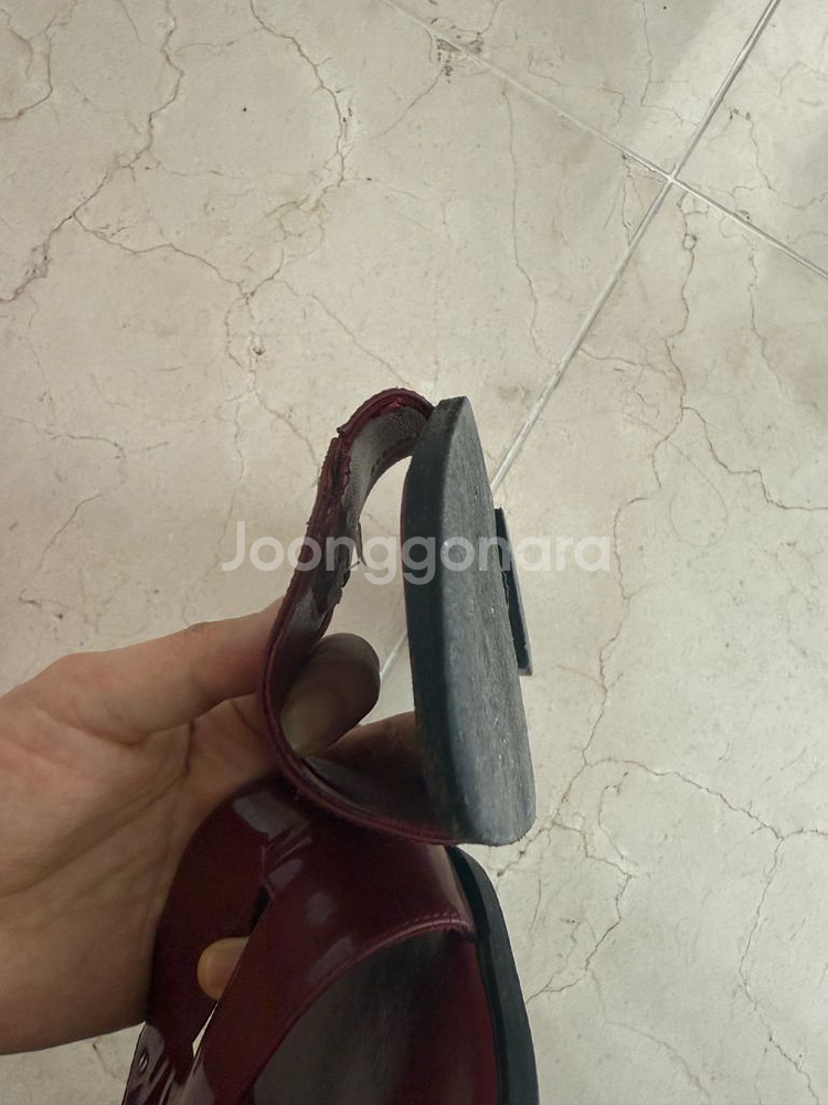 택포 *정품* 에르메스 슬리퍼 38--5