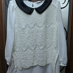 THE TILBURY 레이스 칠부 블라우스55