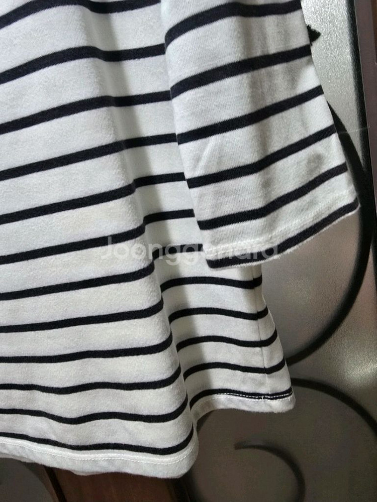 OZOC 스트라이프 칠부블라우스 55--2