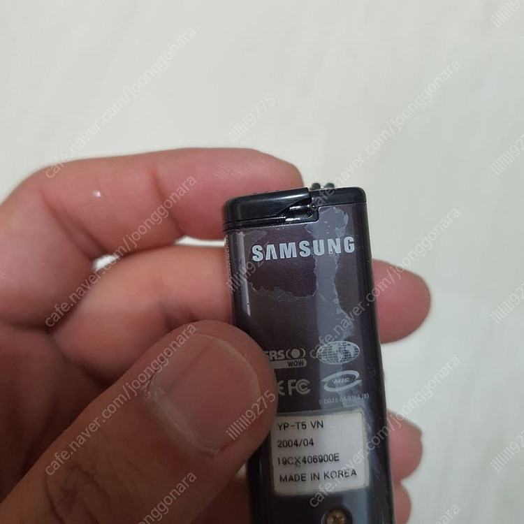 삼성 옙 YEPP YP-T5 256mb mp3 부품용--6