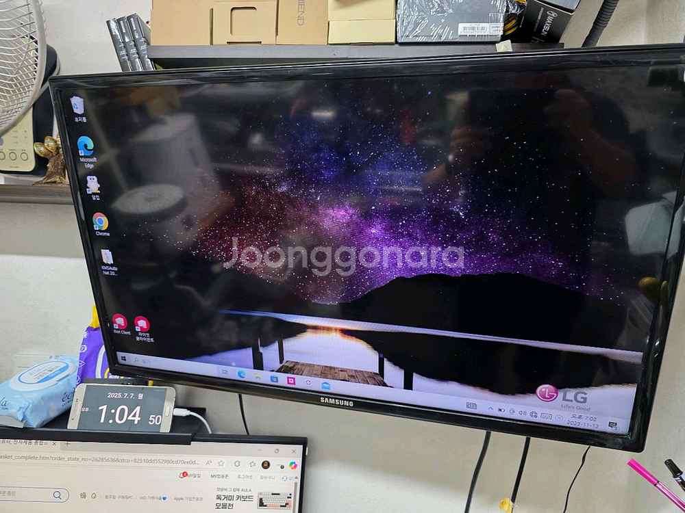 i5 8새대 노트북 액정은 나갔지만HDMI연결로 정상작--4