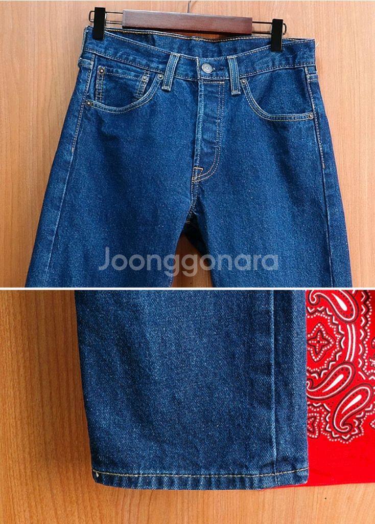 이집트산 LEVIS 리바이스 501 데님 28--2