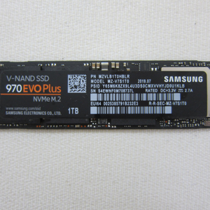 삼성전자 970 EVO Plus M.2 NVMe 1TB