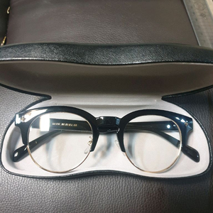 안경 안경테 무도수알 반금테