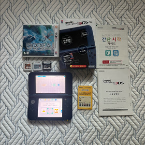 뉴닌텐도3ds XL 삼다수 풀박스+칩4개