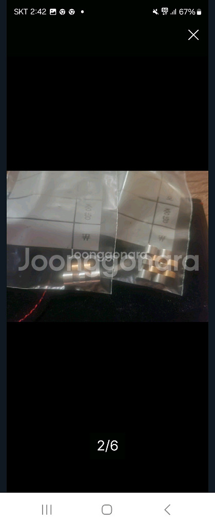 튜더18k콤비 중형 31미리줄링크3칸 새상품--2