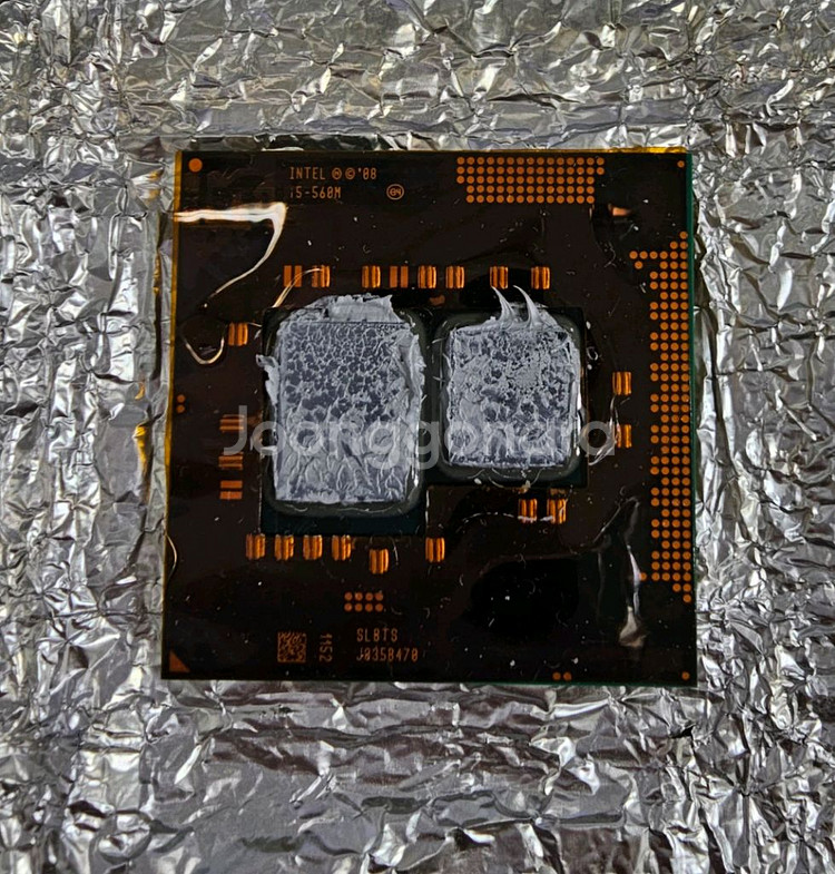 인텔 노트북용 코어 i5, i7 1세대 CPU 2종--2
