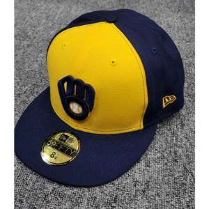 뉴에라 어센틱 밀워키 브루어스 59FIFTY 8 1/4