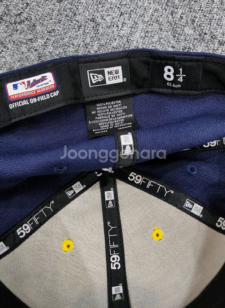 뉴에라 어센틱 밀워키 브루어스 59FIFTY 8 1/4--7