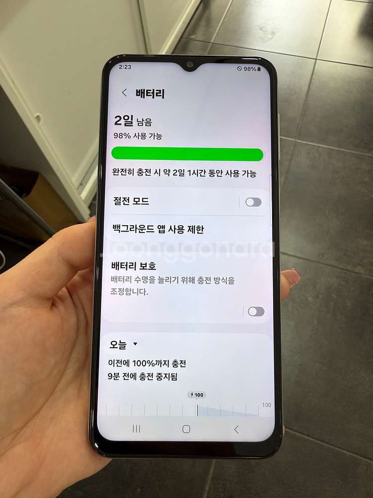 무잔상)갤럭시점프2 128GB 화이트/ Y917--1